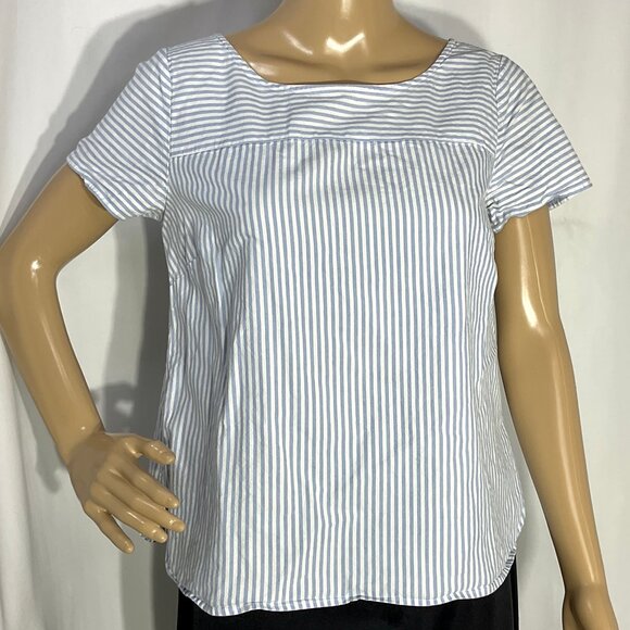 Vineyard Vines Sz S Blue & White Stripe Top - Picture 2 of 15